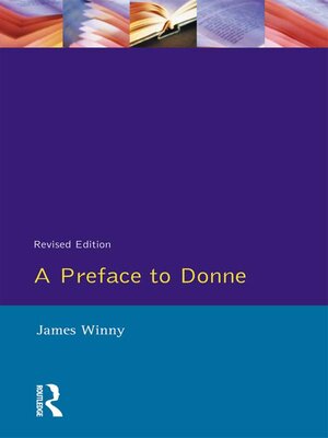 cover image of A Preface to Donne